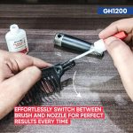 (2-in-1) Super Glue for Plastic with Brush Applicator & Nozzle - Fast Setting Plastic Glue Heavy Duty for Solid Bonds, DIY & More, Crystal Clear & No Stain Glue - Image 6