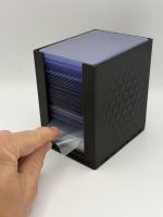 Original Toploader & Penny Sleeve Station, Black | Dual-Compartment, Holds 250 Penny Sleeves, Up to 45 Top Loaders Horizontally or 60 Vertically, Sports Cards & TCG, 4.75x4.25" - Image 3