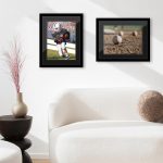 OMISHE Sports Magazine Frame, Fit 8.0x10.5 or 8.5x11.25 inch Magazine Display, 1 Pack, Magazine Frame for Wall, Black, Black Mat - Image 6