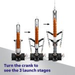 LEGO Technic NASA Artemis Space Launch System Rocket Building Toy for Boys & Girls - STEM Learning & Space Toy W/3-Stage Launch Function for Kids, Ages 9+ - Idea for Birthdays - 42221 - Image 4