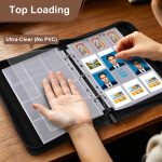 BYSTER Coin Collection Book, 20 Pack 240 Pockets Coin Sleeves, Coin Collection Holder Album, Coin Collection Organizer Storage Box Case (Coin Flips Not Included), Reddish Brown - Image 6