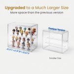Acrylic Display Case for Collectibles, 4-Tier Large Stackable Clear Display Box with Removable Shelves and Magnetic Door, Dustproof Showcase for Figures, 1 Pack - Image 9