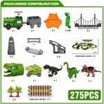 Dinosaur Track Toy Set,Kids Ages 3-8, 275Pcs Train & Race Track | Includes dinosaur cars, dinosaur models and accessories, a fun gift for boys and girls to inspire creative play - Image 3