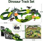 Dinosaur Track Toy Set,Kids Ages 3-8, 275Pcs Train & Race Track | Includes dinosaur cars, dinosaur models and accessories, a fun gift for boys and girls to inspire creative play - Image 5