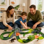 Dinosaur Track Toy Set,Kids Ages 3-8, 275Pcs Train & Race Track | Includes dinosaur cars, dinosaur models and accessories, a fun gift for boys and girls to inspire creative play - Image 7