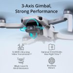 DJI Mini 4K, Drone With 4K UHD Camera, Under 249 g | 3-Axis Gimbal, 10km Video Transmission, Auto Return, Wind Resistance, 31-Min Flight Time, Intelligent Flight - Image 4