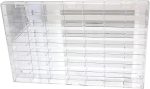Clear Display Case Wall Cabinet for 1:64 Hot Small Toy Car Wheels Scale Matchbox Hot Toy Cars Collection Storage Display (108 Slots, 32" X 21") - Image 3