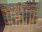 Clear Display Case Wall Cabinet for 1:64 Hot Small Toy Car Wheels Scale Matchbox Hot Toy Cars Collection Storage Display (108 Slots, 32" X 21") - Image 4