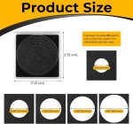 120 Pcs Adjustable Acrylic Coin Holder, Coin Collection Cases with Sponges for Collectors, Coin Snap Holders for Silver Dollar Protection, Plastic Coin Cases Supplies (20mm-40mm) - Image 3