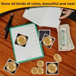 120 Pcs Adjustable Acrylic Coin Holder, Coin Collection Cases with Sponges for Collectors, Coin Snap Holders for Silver Dollar Protection, Plastic Coin Cases Supplies (20mm-40mm) - Image 7