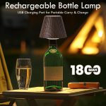 WILIT Wireless Bottle Lamp Shades, Wine Bottle Lights for Liquor Bottles | Cordless Battery Operated Lamp for Living Room, Home Bar Decor, Gifts for Mom Women Men - Image 4