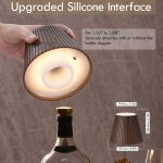 WILIT Wireless Bottle Lamp Shades, Wine Bottle Lights for Liquor Bottles | Cordless Battery Operated Lamp for Living Room, Home Bar Decor, Gifts for Mom Women Men - Image 6