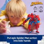 LEGO Marvel Spider-Man Mech vs. Anti-Venom Building Toy Set - Spider-Man Toy for Kids, Boys and Girls, Ages 6+ - Buildable Action Figure - Superhero Gift for Birthday - 76308 - Image 3