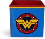 DC Comics Wonder Woman Logo 11-Inch Storage Bin Cube Organizers| Fabric Basket Container, Cubby Cube Closet Organizer | Comic Book Superhero Toys, Gifts And Collectibles - Image 3