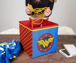 DC Comics Wonder Woman Logo 11-Inch Storage Bin Cube Organizers| Fabric Basket Container, Cubby Cube Closet Organizer | Comic Book Superhero Toys, Gifts And Collectibles - Image 7