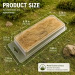 Warmtree Static Grass Tufts, Diorama Supplies for Train Scenery & Models | Artificial Grass for Diorama Materials Train Landscape Railroad Scenery Sand Military Layout Model - Image 3