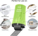 Guard Your ID Identity Theft Protection Roller Stamp for Mail, Green - Image 4