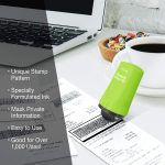 Guard Your ID Identity Theft Protection Roller Stamp for Mail, Green - Image 5