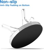 Cosmos 4 Pcs Sport Ball Stand Holder Baseball Display Stand Golf Ball Holder Tennis Ball Desk Rack for Baseball Tennis Ball Golf Ball Small Sphere Stone Egg Stand, Non-Slip Bottom - Image 4