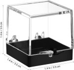 Mineral Specimen Storage Boxes 24-Pack Clear Plastic Display Cases 2.75X1.37X1.37In Rock Collection Organizer for Collectibles and Crystal Display - Image 7