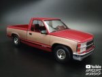 AMT 1992 Chevrolet Silverado Shortbed Fleetside Pickup Easy Build 1:25 Scale Model Kit - Image 7