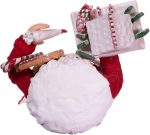 Kurt S. Adler 10.5-Inch Fabriché Gingerbread Chef Santa - Image 7