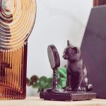 Young's Inc Cat Figurine - Cute Cat Statue - Whimsical Cat Decor for Cat Lovers, Collectibles and Meditation Decor - Cat with Eye Glasses - 4'' L X 3'' W X 5'' H - Image 7