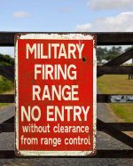 Custom Kraze Military Firing Range Vintage Reproduction Metal tin Sign 8 x 12 - Image 8