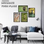 4 Pack Comic Book Frame Display up to 6 3/4 x 10 1/4 Comic Book for Wall and Tabletop Display, Comic Book Display Frame with Shatter Resistant Plexiglass for Comics Set of 4, Black - Image 7
