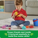 Learning Resources Ocean Emotions Seashells | Sea Animals and Bucket, Sand Toys for Sandbox, Kids Beach Toys, Summer Sensory Bin Toy, Outdoor Water Toddler Toy - Image 4