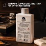 Big Fudge Vinyl Record Cleaner Kit – Cleaning Machine with care Solution, Microfiber Cloth and Brush – Scratch-Free Album Care - Record Player Accessories - Image 5