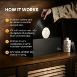 Big Fudge Vinyl Record Cleaner Kit – Cleaning Machine with care Solution, Microfiber Cloth and Brush – Scratch-Free Album Care - Record Player Accessories - Image 7