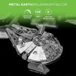 Metal Earth Star Wars Millennium Falcon 3D Metal Model Kit Fascinations - Image 6