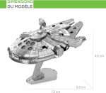Metal Earth Star Wars Millennium Falcon 3D Metal Model Kit Fascinations - Image 7