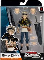 Total Anime Asta - 6.5-Inch Figure with Swappable Faceplates, Alternate Hands, and Sword Accessories - Image 3