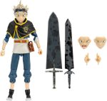 Total Anime Asta - 6.5-Inch Figure with Swappable Faceplates, Alternate Hands, and Sword Accessories - Image 4
