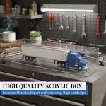 1:64 Scale Trucks Display Case with Plastic Base - Acrylic Model Train Truck Display Boxes - Dustproof Showcase for Collectibles Memorabilia - Image 4