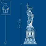LEGO Architecture Statue of Liberty Model Building Set - Collectible New York City Souvenir, Creative Home Décor or Office Centerpiece, Great Gift Idea for Adults and Teens, 21042 - Image 8