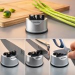 SHARPAL 191H Knife Scissors Sharpener | Repairs, Restores & Sharpens, Straight, Serrated & Kitchen Knives, Versatile Sharpening Tool for Blades, Gifts for Home Cooks - Image 7