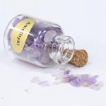 SUNYIK 9 Mini Gemstone Bottles Chip Crystal Healing Tumbled Gem Reiki Wicca Stones Set - Image 6