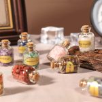 SUNYIK 9 Mini Gemstone Bottles Chip Crystal Healing Tumbled Gem Reiki Wicca Stones Set - Image 8
