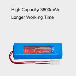 7.2V RC Battery Pack(1 Pack) 3800mAh High Capacity 6-Cell NiMH Flat Battery Pack w/Standard Tamiya Connector+7.2V Smart Charger(1 PCS) - Image 4