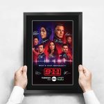 HWC Trading 9-1-1 Original Series Gifts Printed Signed Autograph Picture for TV Memorabilia Fans - 16" x 12" Framed - Image 4