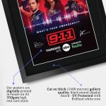 HWC Trading 9-1-1 Original Series Gifts Printed Signed Autograph Picture for TV Memorabilia Fans - 16" x 12" Framed - Image 5
