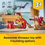 LEGO Creator 3 in 1 Fierce Dinosaur Building Toy for Boys & Girls, Ages 8+ - Gift for Birthdays - Kids Build 1 of 3 Prehistoric Animal Figures - 31379 - Image 3
