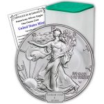 1986 - Present Lot of (10) 1 oz American Silver Eagles Coins $1 Seller BU | Random Year Type 1 or 2 Brilliant Uncirculated Coins in Original United States Tube with Certificates of Authenticity - Image 2