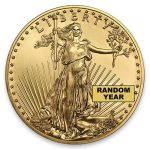 1986 - Present (Random Year) American Gold Eagle 1/10th oz Bullion Coin with Certificate of Authenticity $5 Seller Uncirculated - Image 2