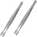 2 Pack Stamp Tweezers & Stamp Tongs -Stamp Collecting Tools for Philately | Crafted From Steel, These 4.5-Inch Collectors‘ Essentials Offer A Firm Grip For Picking Up Delicate Stamps And Beads. - Image 2