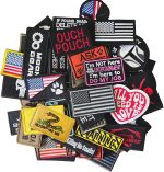 20 Pieces Random Tactical Morale Patch Bundle, Full Embroidery Loop and Hook Patches Set for Caps, Bags, Backpacks, Vest, Military Uniforms,Tactical Gears Etc - Image 2