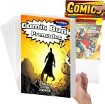 200 Pack Comic Book Bags and Boards Set 7.25x10.5 Inch Self-Sealing Bags with Archival Boards for Long-Term Storage & Protection - Image 2